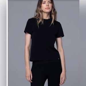 All Wear Classic Black Womens Organic midweight T-Shirt